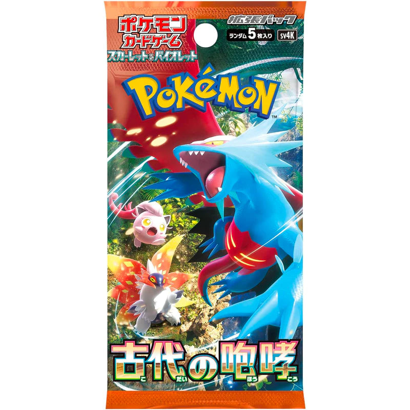 Pokémon Card Game Scarlet & Violet Expansion Pack Ancient Roar Booster Pack Japanese SV4K