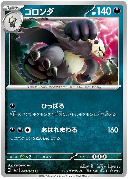 Pangoro 063/102-U