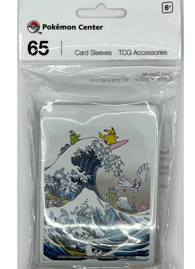 Pokémon TCG -Great Wave Pikachu & Friends 65 Card Sleeves (SEALED)