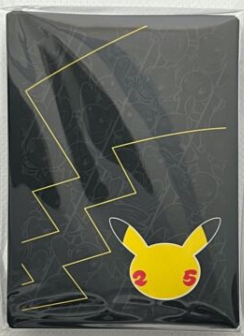 Pokemon 25th Anniversary Celebrations TCG Card Deck Sleeves Set of 65 SEALED