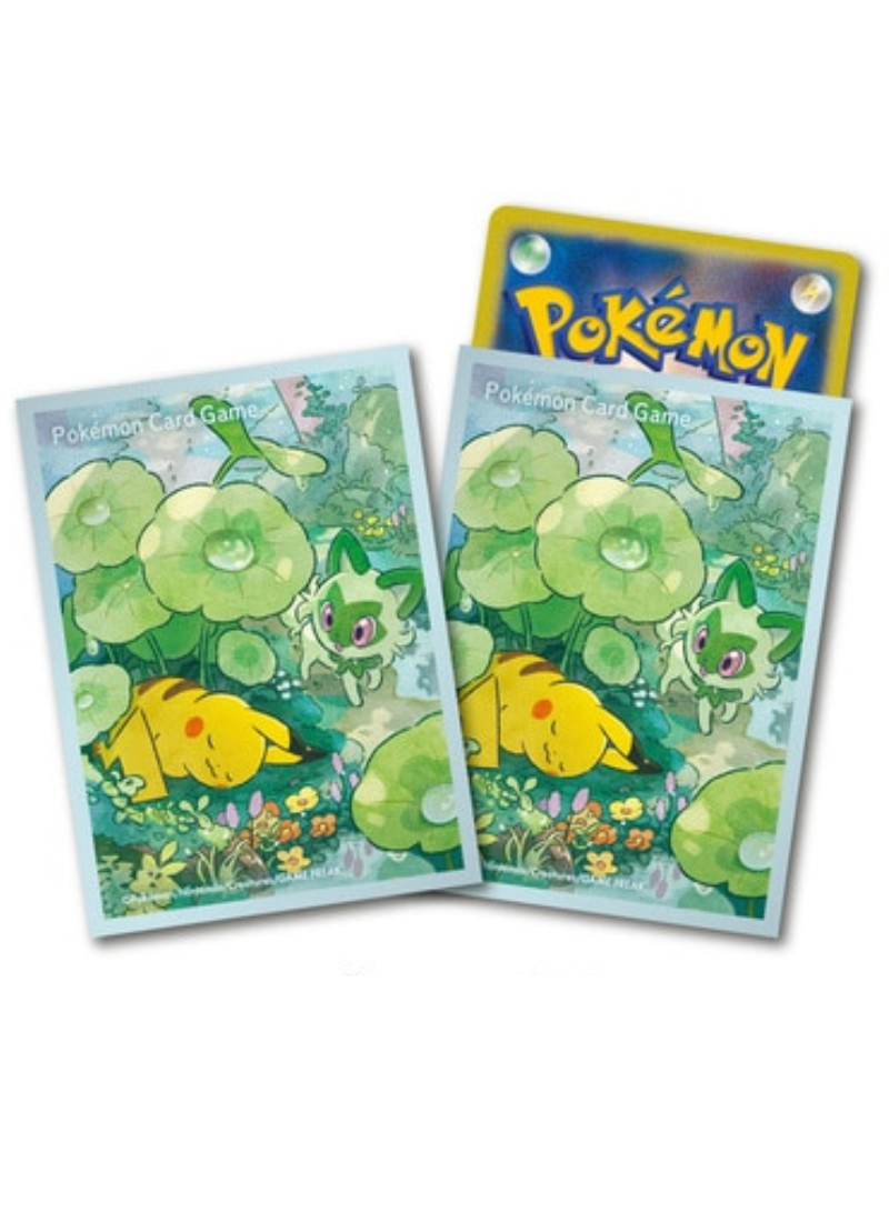 Pokemon Card Game Deck Shield Pikachu & Sprigatito (Nyaoha) (Sleeves)